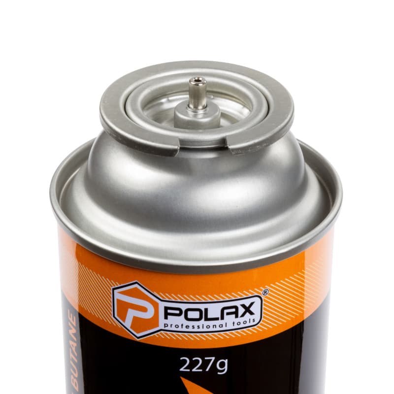 Газовий балон Polax euro для пальника туристичний цанговий 227г (32-048) 2