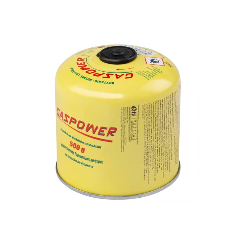 Газовий картридж Gaspower з різьбовим з'єднанням 500г (32-051)