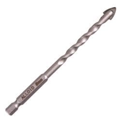 Свердло по склу та кераміці 8мм, хвостовик HEX 1/4" Alloid, L= 120mm 3