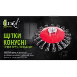 Щітка конусна "пучки крученого дроту" 115мм, М14х2 Alloid 3