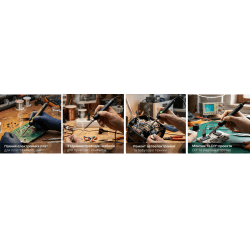 Alloid Pro. Паяльник електричний з керамічним нагрівачем, терморегулятором та LCD дисплеєм, 80Вт 3