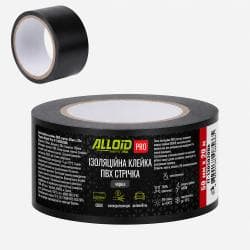 Alloid Pro. Ізоляційна клейка ПВХ стрічка 50мм*20м чорна