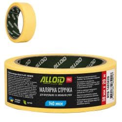 Alloid Pro. Стрічка малярська 38мм х 20м, 140мкм